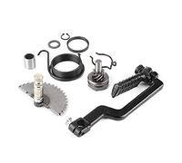 Kit de Eje de Arranque, Conjunto de Engranaje de Eje de Palanca de Arranque de Ciclomotor Apto para Scooter GY6 49CC 50CC 80CC 100CC