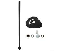 Kit de eje de barra de dirección y engranaje compatible con Craftsman y para cortadoras de césped Troy con juego de bujes para un control de dirección constante y eficiente