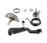 Kit de eje de palanca de arranque, conjunto de engranaje de eje de palanca de arranque de pedal de motocicleta apto Palanca de arranque de motocicleta para scooter GY6 49CC 50CC 80CC 100CC