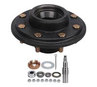 Kit de Eje de Remolque de 7000 Libras de Capacidad |Patrón de Pernos de 8 en 6,5 Pulgadas y Eje de 2 Pulgadas |Eje de Remolque de Carga para Barco/Utilidad/transportador de
