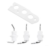 Kit de electrodo de varilla de llama fiable 104000192K compatible con modelos R75, R94, RC80 y RC98 para agua caliente consistente