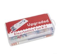 Kit de electrónica para principiantes con placa de prueba de 830 puntos y módulo de fuente de alimentación, para arduino, juego de aprendizaje compatible para principiantes con cables de puente
