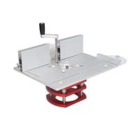 Kit de Elevación de Enrutador, Elevador de Enrutador con Placa Superior Base de Elevación de Enrutador Ranura para Carpintería Recorte Mesa de Biselado, Kit de de Elevación de