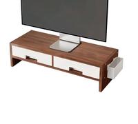 Kit de elevador de soporte de escritorio resistente, juego de herramientas de diseño ergonómico de doble cajón, kit de accesorios de pantalla de computadora de precisión, juego elevador de