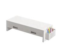 Kit de elevador de soporte de escritorio resistente, juego de herramientas de diseño ergonómico de doble cajón, kit de accesorios de pantalla de computadora de precisión, juego elevador de