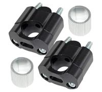 Kit de elevadores de manillar de motocicleta - 1 par para manillar de 22 mm y 28 mm | Abrazadera elevadora de manillar para ciclismo | para entusiastas del padre, viajes por carretera, equitación