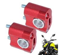 Kit de elevadores de manillar de motocicleta | Aluminio resistente y elevadores de manillar ergonómicos para motocicletas, para entusiastas de los desplazamientos urbanos, aventuras en senderos y