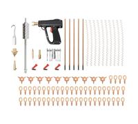 Kit de eliminación de abolladuras de 86 piezas - Estación de soldadura para carrocería, accesorios para Spotter, estación de soldadura, kit de reparación de carrocerías para coche Body Spot Welder