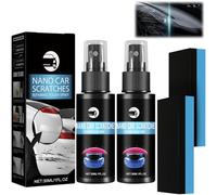 Kit de eliminación de arañazos para coche, eliminación de arañazos para vehículos, pasta de reparación antiarañazos, nano Scratch Remover for Cars para pintura del coche, eliminación de arañazos del