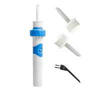 Kit de eliminación de cerumen - ABS+silicona de 2,5 x 12,5 cm, aparato de limpieza con aspiradora, herramienta de cabezal de repuesto | Perfecto para rutina personal de cuidado de oídos, configuración