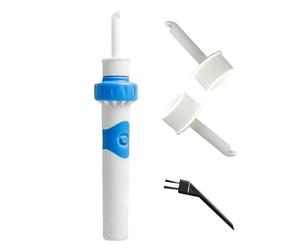 Kit de eliminación de cerumen - ABS+silicona de 2,5 x 12,5 cm, aparato de limpieza con aspiradora, herramienta de cabezal de repuesto | Perfecto para rutina personal de cuidado de oídos, configuración