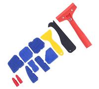 Kit de Eliminación de Sellador Flexible, Raspador Esparcidor Fácil de Limpiar para Silicona, Lechada, Juntas, 13 Unidades/juego con Aplicación de Pegamento para Vidrio