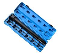 Kit de eliminación de varillas de 13 piezas, acero inoxidable | 13-Piece Set | Heavy-Duty 45# Steel Inner Tie Rod Tool Kit | 1/2 pulgadas Drive Wrench & Adapter Set for Automotive Repair