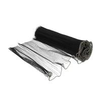 Kit de embalaje Floral for temporada bodas, 2 rollos papel regalo, malla y red con bordes perlas, perfecto for cumpleaños Para Regalo(Gold Edge Black)