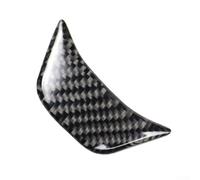 Kit de embellecedor de botón de volante de fibra de carbono para Sonata 2015-2019 - 2 piezas ABS interior moldura decoración resistente a arañazos