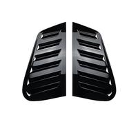 Kit de embellecedor para parabrisas de coche para VW Polo MK4, 9N, MK5, 6R, 6C, MK6, parasoles triángulo trasero, accesorios para la cubierta del alerón lateral (negro brillante MK4)