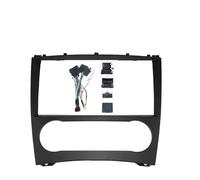 Kit De Embellecedor para Radio De Coche De 9 Pulgadas Y 2 DIN para Mercedes para Benz Clase C W203 GLK C209 CLC 2005-2009(Frame an canbus)