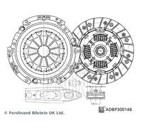 Kit de embrague ADBP300146 BLUE PRINT para SMART MITSUBISHI