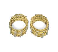 Kit de embrague de acero y discos de fricción compatible con CBR600RR, CBR600, CBR 600 F5, CBR600F4i (22202-MAE-000, 22201-MAE-000, 22201-MAS-E00)