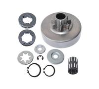 Kit de embrague de tambor de 3/8", rueda dentada, cojinete y arandela for motosierra 038, MS380, MS381, 042AV y 048