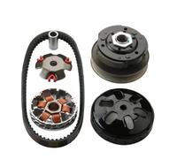 Kit de embrague variador 7G con correa 729 Compatible con motor de motocicleta de 4 tiempos GY6 50cc 139QMA 139QMB de 12 pulgadas