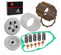 Kit de embrague y cubo interior central y placa de presión exterior para Yamaha Blaster 200 1988-2006, kit de resortes resistentes y junta