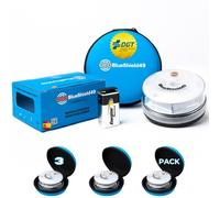 Kit de Emergencia Garza GeoBlueShield49: 3 Luces Homologadas DGT V16 3.0 con Batería Energizer 9V