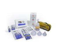 Kit de Emergencia LifeVac® + Botiquín para quemaduras. Incl. un dispositivo anti atragantamiento para Bebes, Niños y Adultos con Bolsa de Transporte y un botiquín con gel calmante, spray y apósitos.