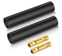 Kit de empalme de alambre de entierro directo con tubos termorretráctiles para empalme de cable UF de 8 AWG 2 AWG y protección contra la humedad (2 piezas)