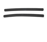 Kit de empuñaduras de espuma de esponja gruesa, almohadillas antideslizantes impermeables para manillar para ciclismo cómodo, 1 par negro (500 mm)