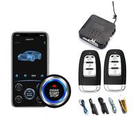 Kit De Encendido Antirrobo: De Inicio De Empuje Sin Llave Pasivo, Automóvil Remoto De Botón, Alarma De Automóvil De Control De Teléfonos Móviles Inalámbricos, De Inteligente