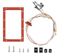 Kit de encendido de calentador de agua de gas de acero inoxidable para montaje piloto, kit de montaje de gas natural para piloto, con tubo de latón a prueba de fugas, aislador de alta temperatura, kit