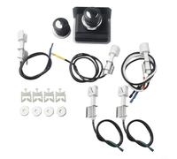 Kit de encendido de control delantero para Weber para parrilla genesis E | Incluye generador de chispas, caja colectora de gas, electrodos, cables, clips, arandelas, botones
