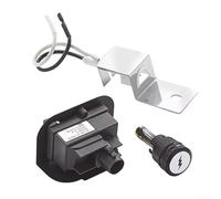 Kit de encendido de repuesto para horno de gas Weber Q1200 y Q2200 64868, incluyendo enchufe electrónico de botón y botón de encendido, compatible con los modelos 51210001, 54060301, 80452 y 80462