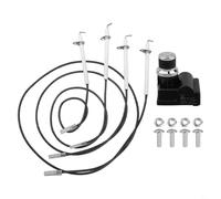 Kit de encendido electrónico de 4 salidas para sartenes de parrilla de 36 pulgadas, piezas de repuesto, electrodos de cerámica resistentes a altas temperaturas, fácil configuración