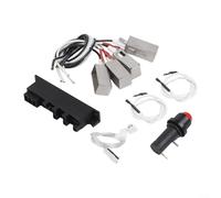 Kit de encendido para barbacoa, pieza de repuesto 42326 para parrillas de gas Summit Gold y DD6, generador electrónico de chispas con electrodos, cables, botón pulsador y tornillos