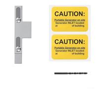 Kit de enclavamiento de generador eléctrico compatible con Murray para paneles Gould de 150 amperios y 200 amperios que soportan interruptores para una transición de energía segura (SD200SA)