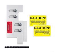 Kit de enclavamiento de generador para paneles de disyuntor Eaton serie CH 150A o 200A, aleación de aluminio, espaciado de 2.25 pulgadas, monofásico, kit de seguridad de 12 circuitos