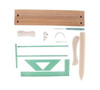Kit de encuadernación, juego de guía para agujeros de madera para encuadernación de cuadernos - Suministros portátiles para costura para niños, aficionados, estudiantes, clases, escuelas, adultos y