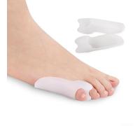 Kit de enderezador de dedo pequeño, 2 unidades, separador de férula Valgus para corrección de deformidad suave, diseño no rígido para soporte de realineación gradual
