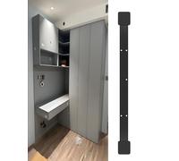 Kit de enderezador de gabinete de 210 cm, protección contra deformaciones, aluminio, rectificador de puerta, ranura antihundimiento para armarios de madera maciza