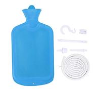 Kit de Enema, Bolsa de Enema Manguera Larga de Silicona Flujo de Agua Controlado para Enemas de Limpieza de Desintoxicación de Colon(Azul)
