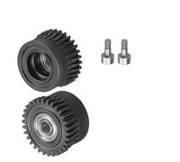 Kit de engranaje de extrusora mejorado for Cr-eality K1 K1C K1 Max Ender-3 V3 /V3 Plus engranaje de doble rodamiento DLC de acero endurecido niquelado(1 set black)