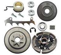 Kit de engranaje de tornillo sin fin de tambor de embrague de repuesto compatible con motosierra Stihl MS230 023 MS250 025 MS210 021 con arandela de perro