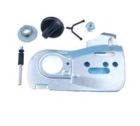 Kit de engranaje tornillo sin fin tapa placa barra interna guía bomba aceite for Husqvarna 445 450 445E 450E pieza repuesto motosierra