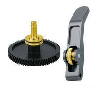 Kit de engranajes de acero endurecido para extrusora BambuLab A1 y A1 mini impresora 3D con revestimiento DLC para filamentos PLA ABS PETG/TPU/PP PC ASA, precisión mejorada y reducción de vibración