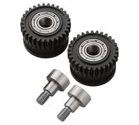 Kit de engranajes extrusores para Ender 3 V3, para K1, para K1C Construcción de metal para un mejor rendimiento con varios materiales de impresión 3D (negro)