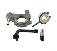 Kit de engranajes sin fin de bomba de aceite compatible con motosierras 260 024 026 y 240 260 diseñado para mejorar el flujo de aceite y la estabilidad operativa