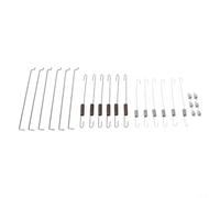 Kit de enlace de retorno de resorte del acelerador, conjunto de control de carburador, juego de varilla gobernadora para GX160 para GX200 para Predator 212 para piezas de motor Coleman