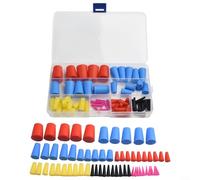 Kit de enmascaramiento de cono de silicona, 60 unidades, resistente a altas temperaturas, juego surtido de recubrimiento en polvo para pintura automotriz y chorro de medios para inmersión hidráulica